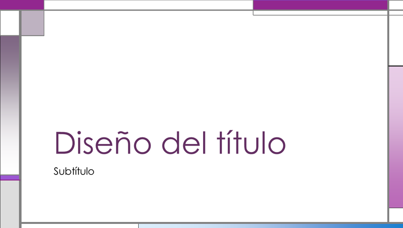 Diapositivas de diseño vertical y horizontal Diapositivas de diseño vertical y horizontal