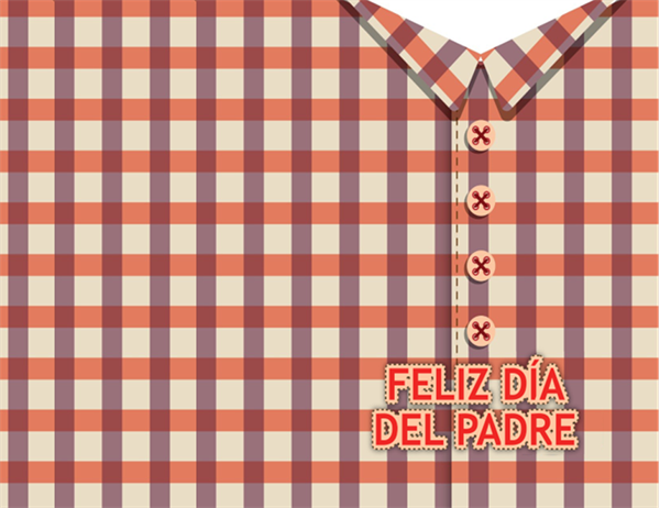 Tarjeta de felicitación del Día del Padre (de parte de la hija; se dobla en cuatro partes) Tarjeta de felicitación del Día del Padre (de parte de la hija; se dobla en cuatro partes)