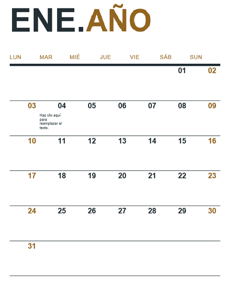Calendario Calendario