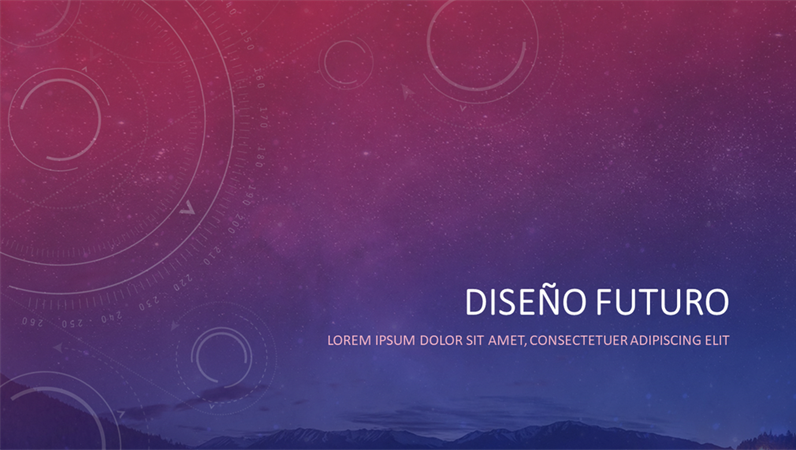 Diseño celestial futuro Diseño celestial futuro