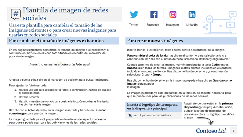 Plantilla de imagen de redes sociales Plantilla de imagen de redes sociales