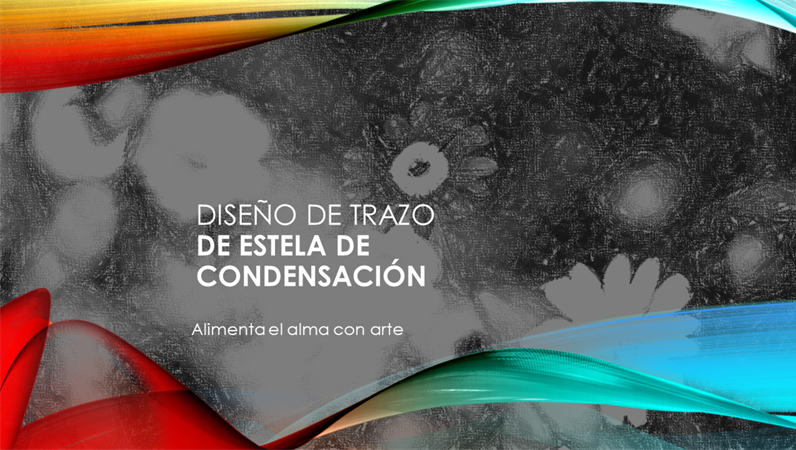 Diseño de estela de condensación Diseño de estela de condensación