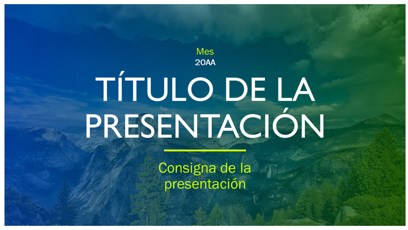 Presentación al aire libre Presentación al aire libre