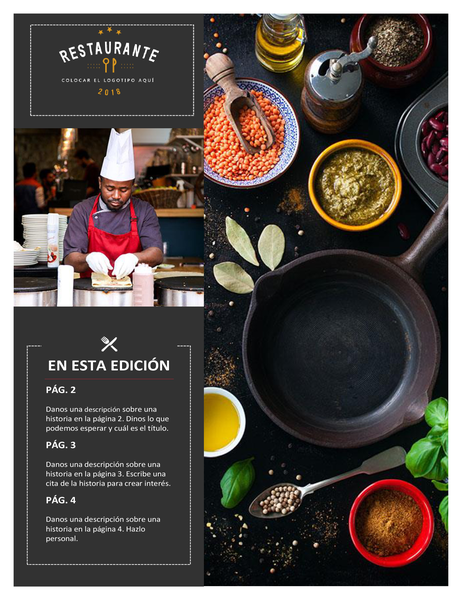 Boletín de restaurantes Boletín de restaurantes