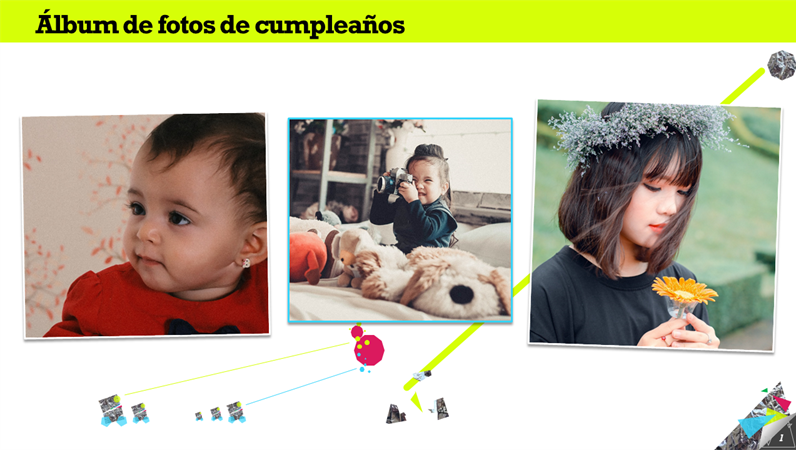 Álbum de fotos de cumpleaños Álbum de fotos de cumpleaños