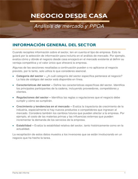 Análisis de mercado de negocios caseros y DAFO (debilidades, amenazas, fortalezas y oportunidades) Análisis de mercado de negocios caseros y DAFO (debilidades, amenazas, fortalezas y oportunidades)