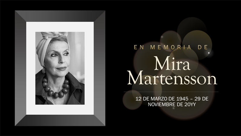 Celebración conmemorativa de la vida Celebración conmemorativa de la vida