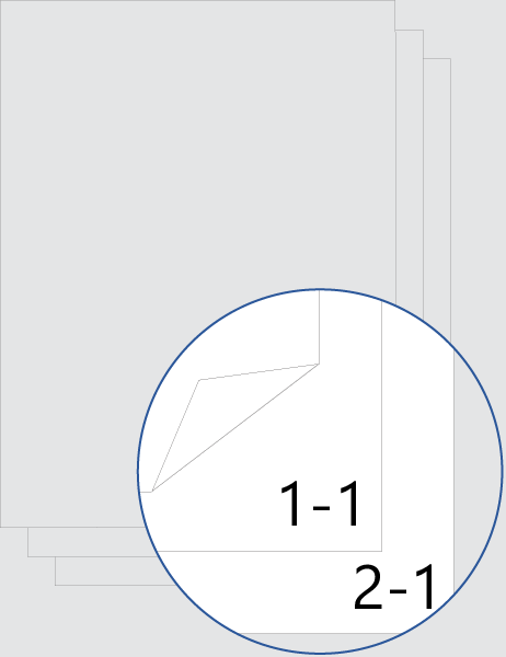 Numeración de página de capítulo Numeración de página de capítulo