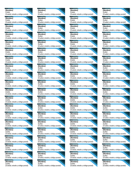 Etiquetas azules (80 por página) Etiquetas azules (80 por página)