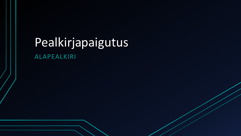 Kolmekordse ringjoonega esitlus (laiekraan) Kolmekordse ringjoonega esitlus (laiekraan)