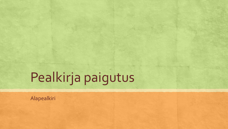 Maatoonis esitlus (laiekraan) Maatoonis esitlus (laiekraan)