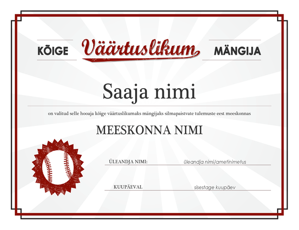 Kõige väärtuslikuma mängija aukiri Kõige väärtuslikuma mängija aukiri