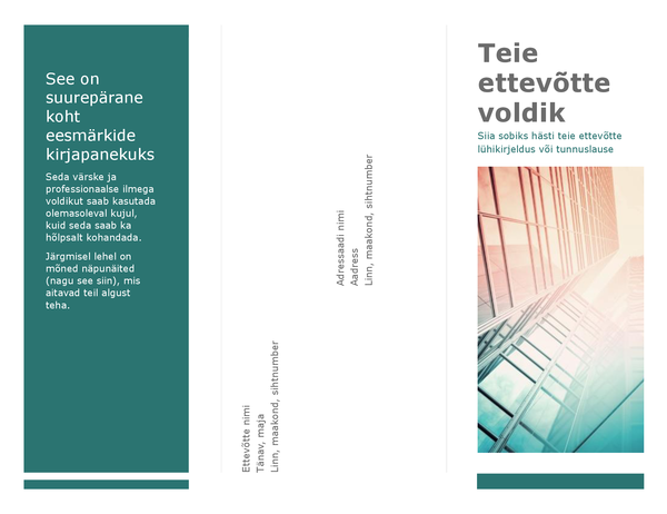 Kolmeosaline voldik (sinine) Kolmeosaline voldik (sinine)