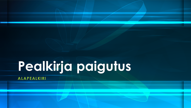 Sinise aatormi kujundusega slaidid Sinise aatormi kujundusega slaidid