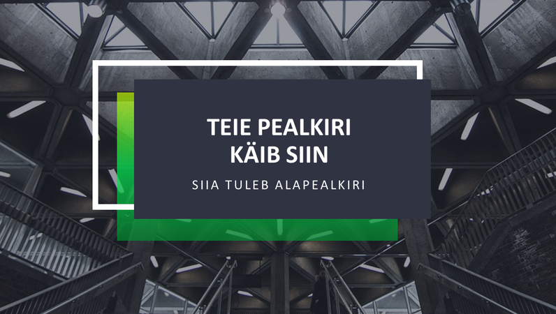Tume kaasaegne esitlus Tume kaasaegne esitlus