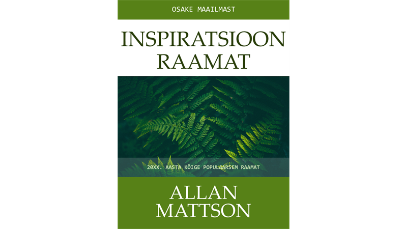 Inspiratsiooniraamatu kaaned Inspiratsiooniraamatu kaaned