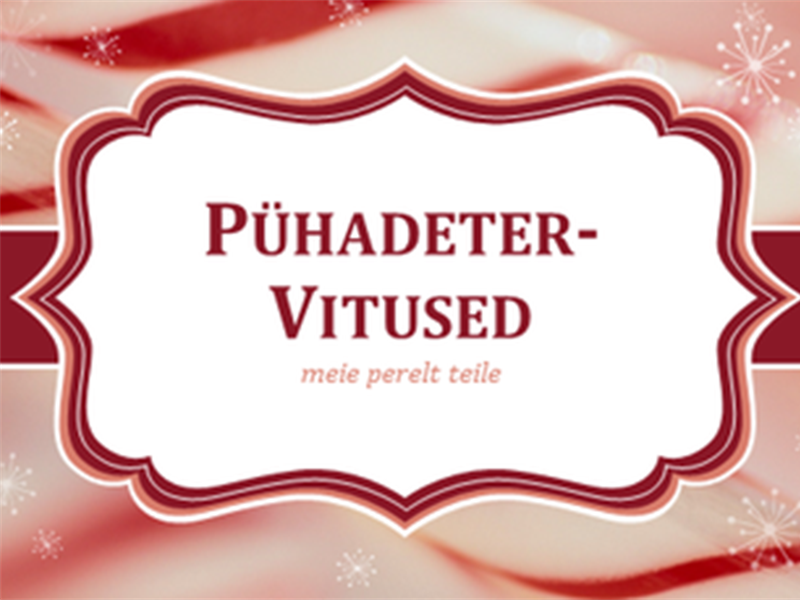 Kommipulkadega jõulukaardid (2 tükki lehel) Kommipulkadega jõulukaardid (2 tükki lehel)