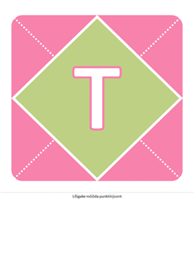 Plakat Tere tulemast, pisitüdruk (roosa, lilla, roheline) Plakat Tere tulemast, pisitüdruk (roosa, lilla, roheline)