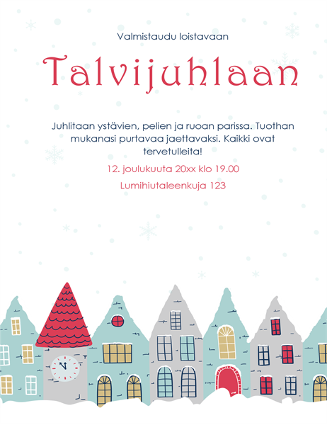 Lehtinen talvikutsuja varten Lehtinen talvikutsuja varten