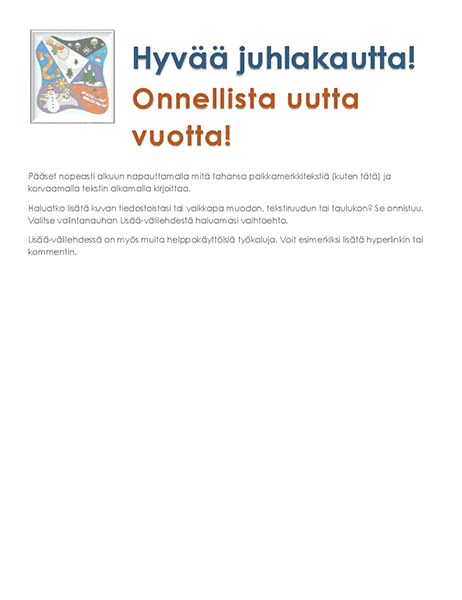 Talvinen kirjepohja Talvinen kirjepohja