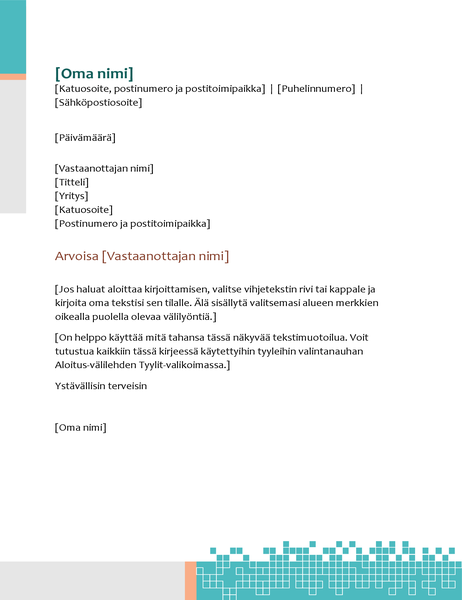 Kirjelomake (minimalistinen tekniikka) Kirjelomake (minimalistinen tekniikka)