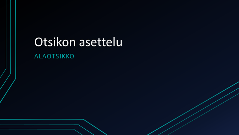Kolme sähköjohtoa -esitys (laajakuva) Kolme sähköjohtoa -esitys (laajakuva)