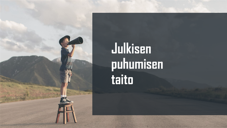 Tiedeprojekti-esitys (laajakuva) Tiedeprojekti-esitys (laajakuva)