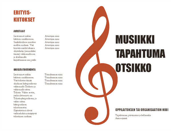 Musiikkiohjelma