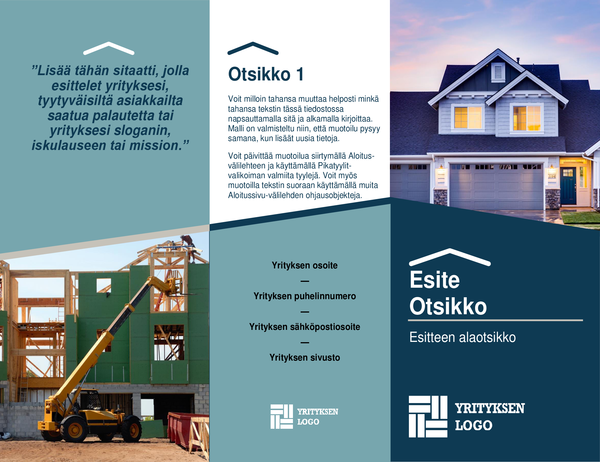 Rakentajan esite Rakentajan esite