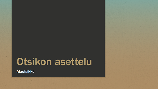 Esitys sinisen ja kellanruskean sävyillä (laajakuva) Esitys sinisen ja kellanruskean sävyillä (laajakuva)