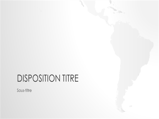 Présentation de la série Cartes du monde, Amérique du Sud (grand écran) Présentation de la série Cartes du monde, Amérique du Sud (grand écran)