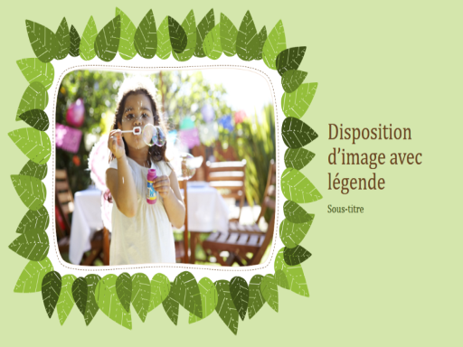 Album photo familial (conception « Feuille verte »)