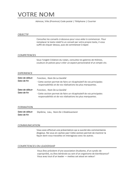 documents to go resume template
