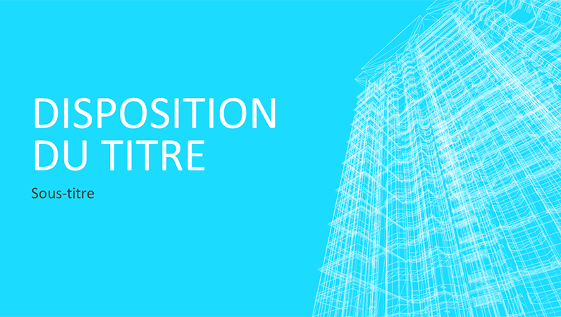 Business wireframe building presentation (widescreen) Business wireframe building presentation (widescreen)