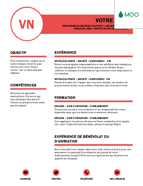 Polished resume, designed by MOO Polished resume, designed by MOO
