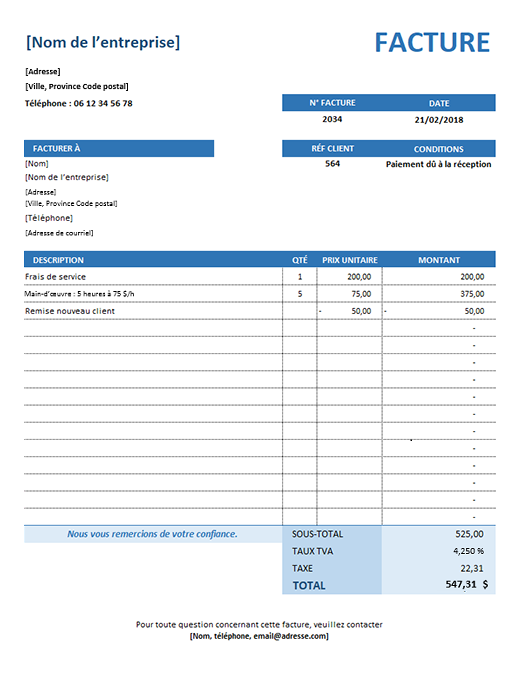 Simple Service Invoice Simple Service Invoice