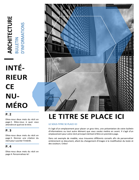 Architecture newsletter Architecture newsletter