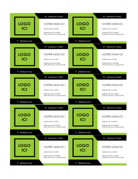 Bold logo business cards (10 per page) Bold logo business cards (10 per page)