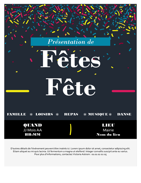 Invitation à un événement pour les Fêtes Invitation à un événement pour les Fêtes