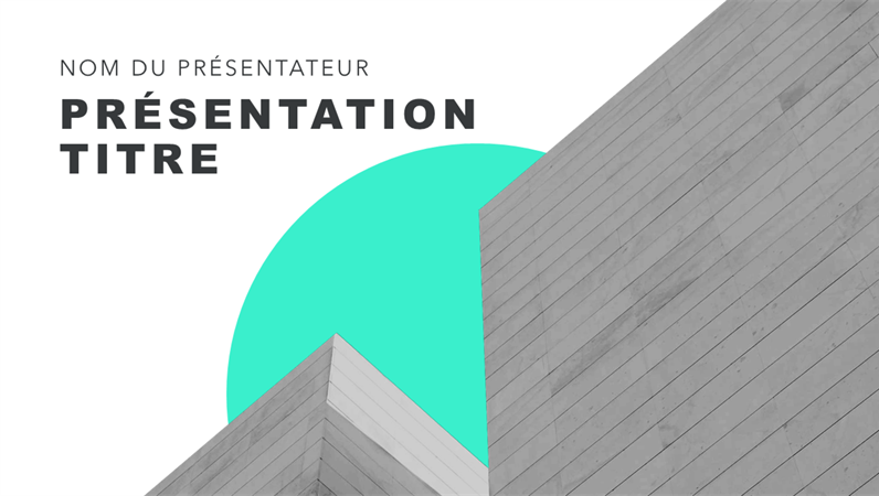 Présentation moderne Présentation moderne
