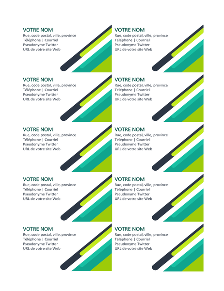Modern capsules business cards Modern capsules business cards