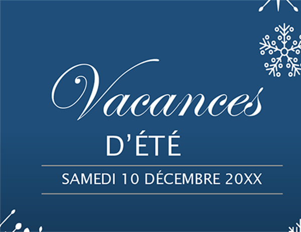 Invitation durant les Fêtes «C'est l'hiver » Invitation durant les Fêtes «C'est l'hiver »