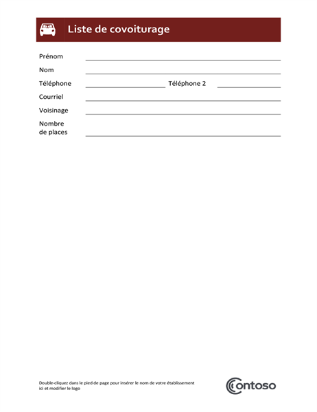 Carpool List