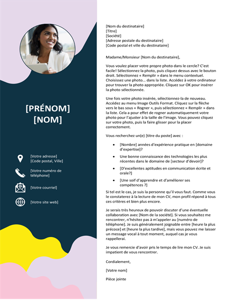Organic shapes cover letter Organic shapes cover letter
