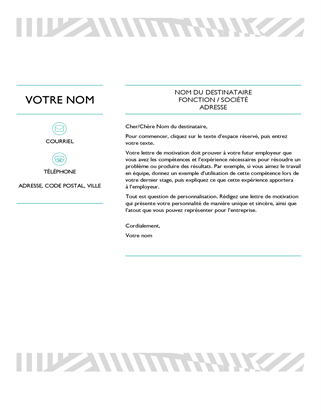 Creative cover letter, designed by MOO Creative cover letter, designed by MOO