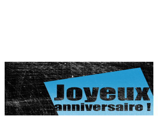 Carte d’anniversaire avec arrière-plan rayé (noir, bleu, deux volets) Carte d’anniversaire avec arrière-plan rayé (noir, bleu, deux volets)