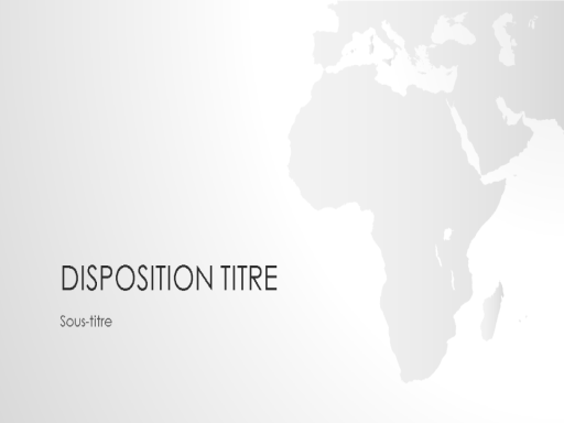 Présentation de la série Cartes du monde, Afrique (grand écran) Présentation de la série Cartes du monde, Afrique (grand écran)