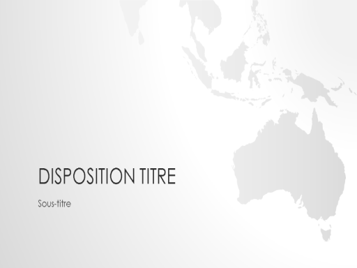 Présentation de la série Cartes du monde, Australie (grand écran) Présentation de la série Cartes du monde, Australie (grand écran)