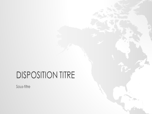 Présentation de la série Cartes du monde, Amérique du Nord (grand écran)