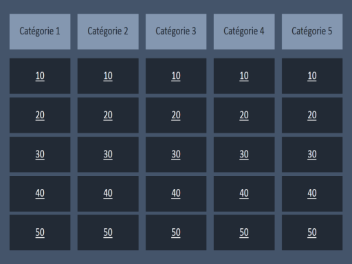 Quiz (arrière-plan Questions-Réponses, grand écran) Quiz (arrière-plan Questions-Réponses, grand écran)